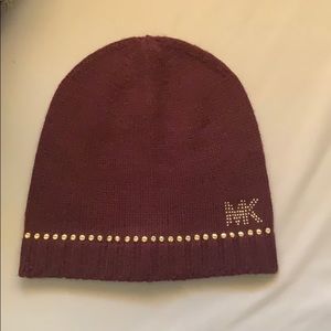 Burgundy Mk hat
